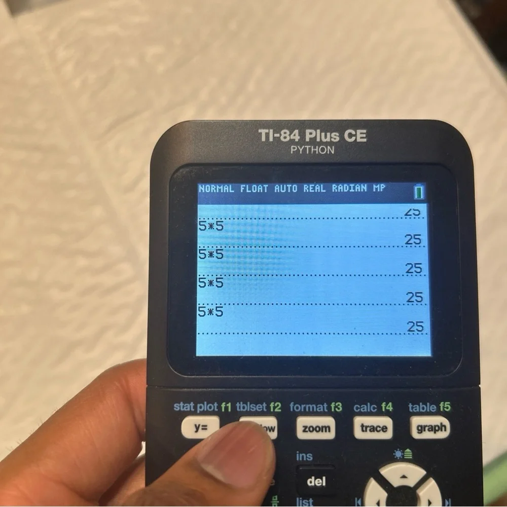 Texas Instruments TI-84 Plus CE Python Graphing Calculator w Cable Black Tested